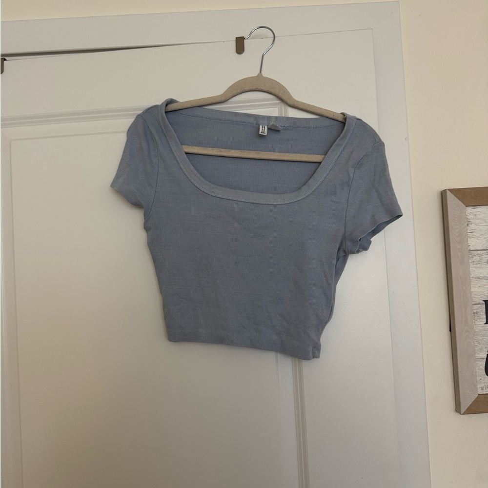 H&M Light Blue Women's Crop Top